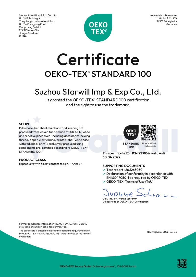 OEKO-TEX STANDARD 100