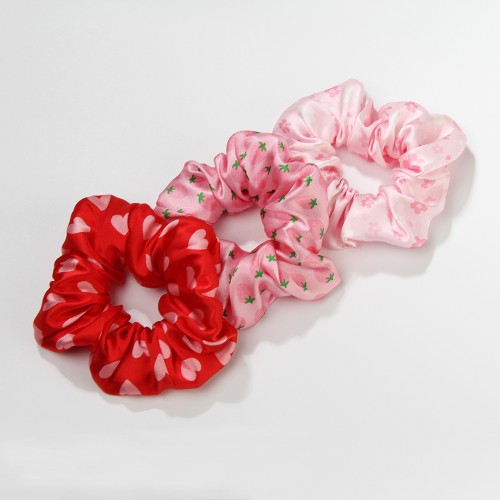 Silk Scrunchies Set
